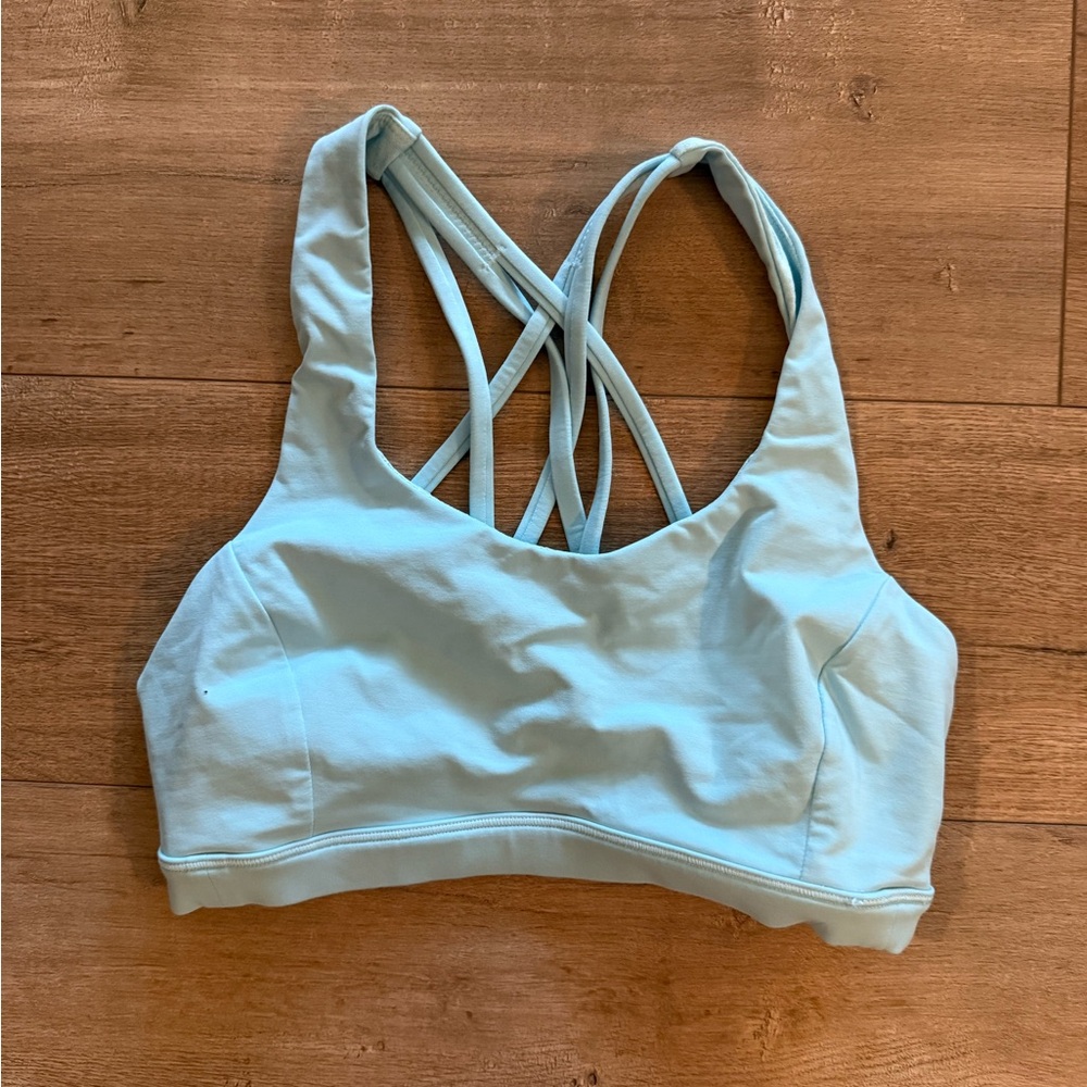 Lululemon Energy Bra Light Blue